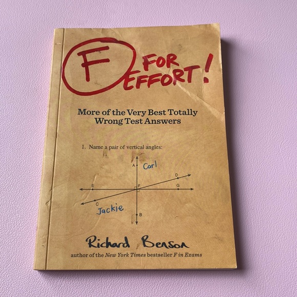 F For Effort! - Book - Picture 1 of 3